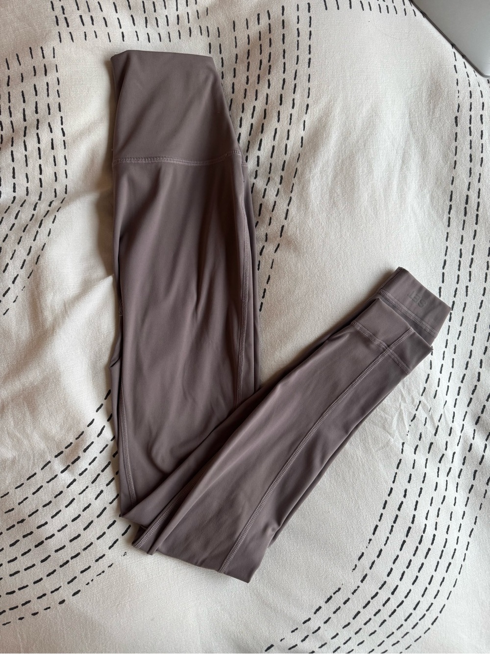 SET ACTIVE Sportbody High Rise Leggings XS Taupe Brown